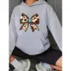 Personalized Custom Women's Casual Knitted Spring Printed Sports Shirt with Bear and Strawberry Design Eco-Friendly