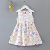 New  2025 Baby Girls Summer Dress Kids and Girls Outdoor Princess Sweet Short Dress Viscose for 1-6 Years Old Girls Children