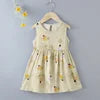 New  2025 Baby Girls Summer Dress Kids and Girls Outdoor Princess Sweet Short Dress Viscose for 1-6 Years Old Girls Children