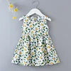 New  2025 Baby Girls Summer Dress Kids and Girls Outdoor Princess Sweet Short Dress Viscose for 1-6 Years Old Girls Children