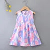 New  2025 Baby Girls Summer Dress Kids and Girls Outdoor Princess Sweet Short Dress Viscose for 1-6 Years Old Girls Children