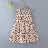 New  2025 Baby Girls Summer Dress Kids and Girls Outdoor Princess Sweet Short Dress Viscose for 1-6 Years Old Girls Children