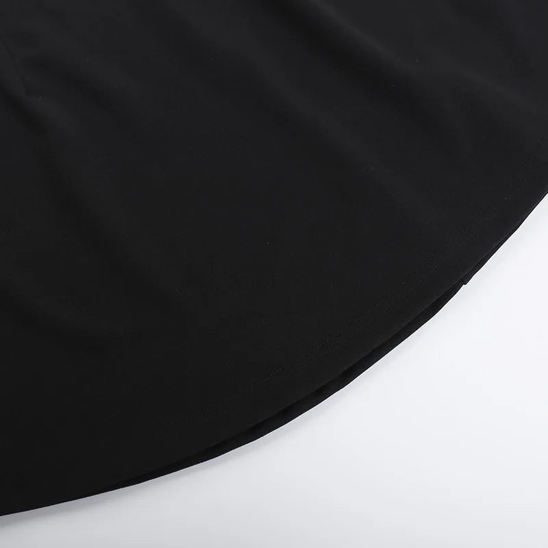2025 New Sexy Slim Skirt European and American Style Backless Vest Basic Dress